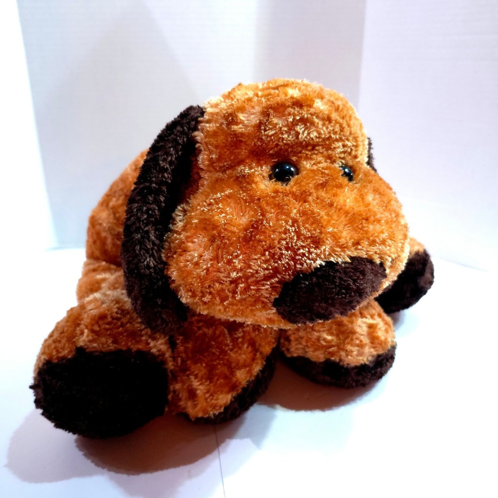 Large 20" Dan Dee Collectors Choice Brown Puppy Dog Plush Collector Edition EUC